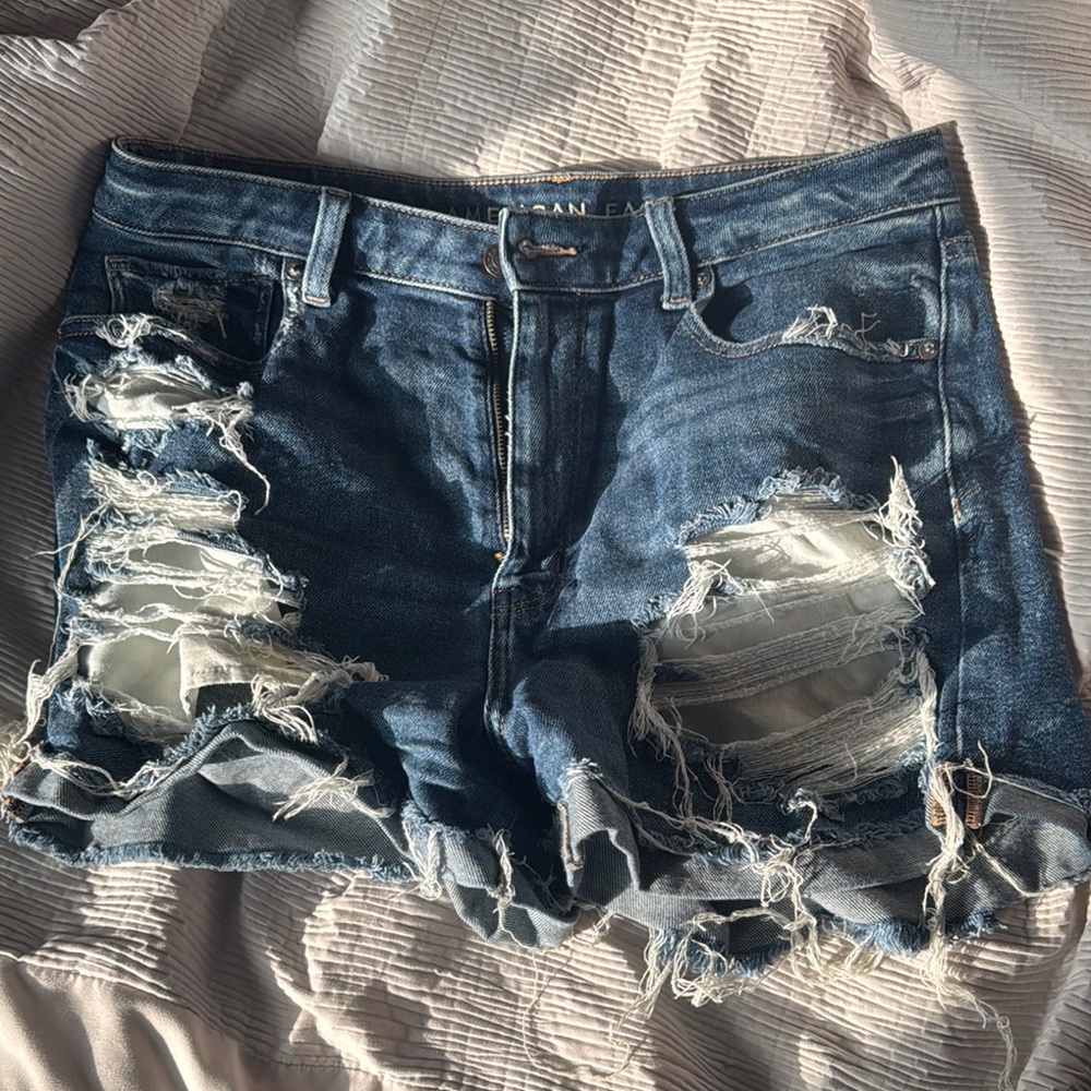 American Eagle Distressed Denim Shorts